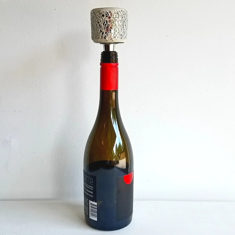 Mosaic Candle Bottle StopTopper